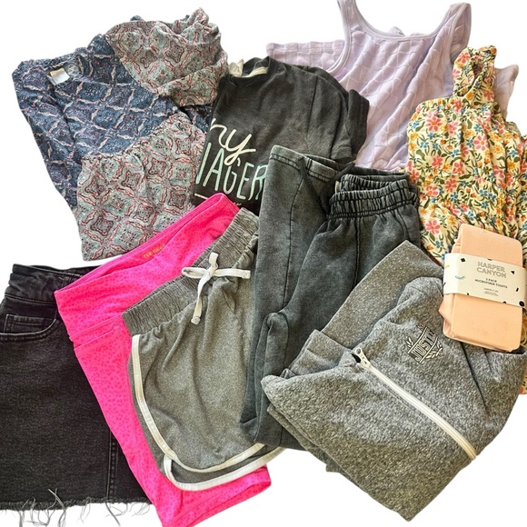10 piece Back To School Fall Girls Dress skirt shorts Lot size 8 - Picture 1 of 12